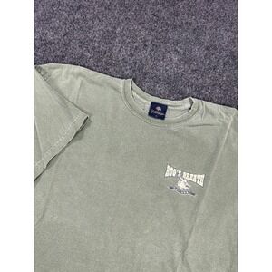 Hog's Breath Saloon Key West Florida T Shirt Mens Large Green Pigment Dyed
